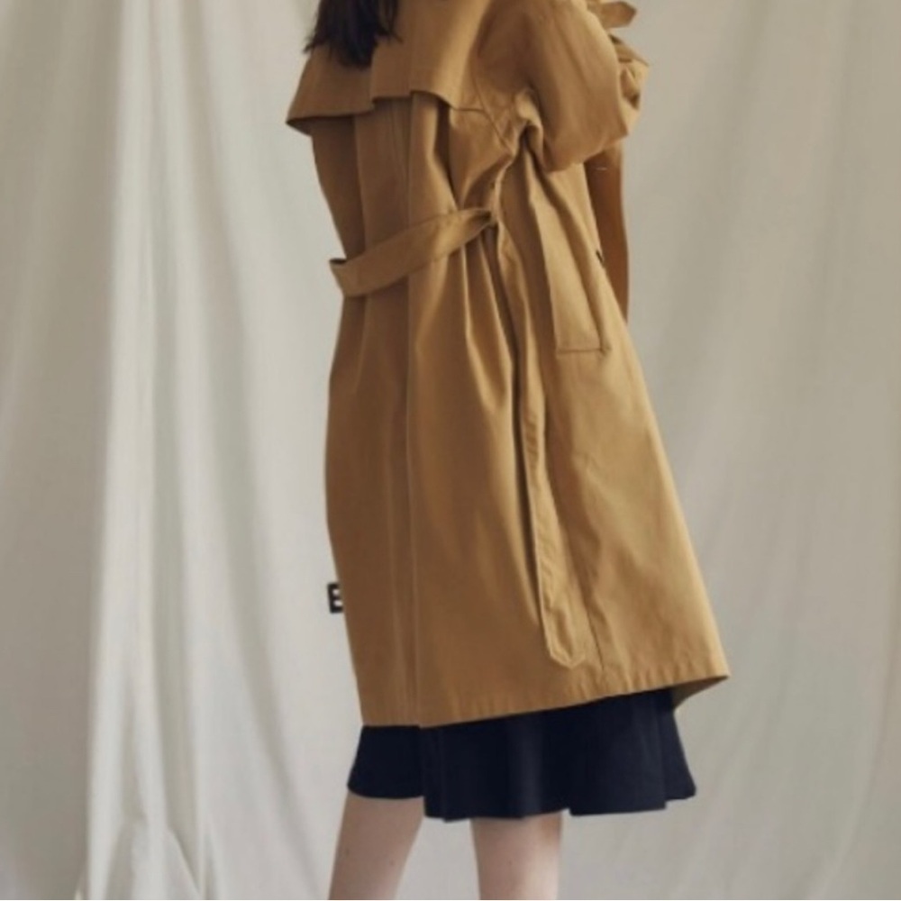 Zara day 2 nite trend camel lined silky feel modal 2 pcket lightweight jacket XS